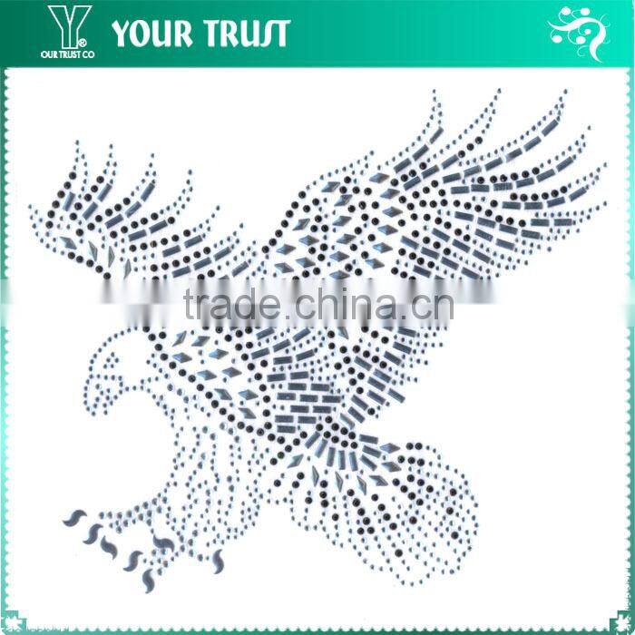 Lady Hot Pink Turquoise Ribbon Cute Dress Iron-on Hot Fix Motif Rhinestone