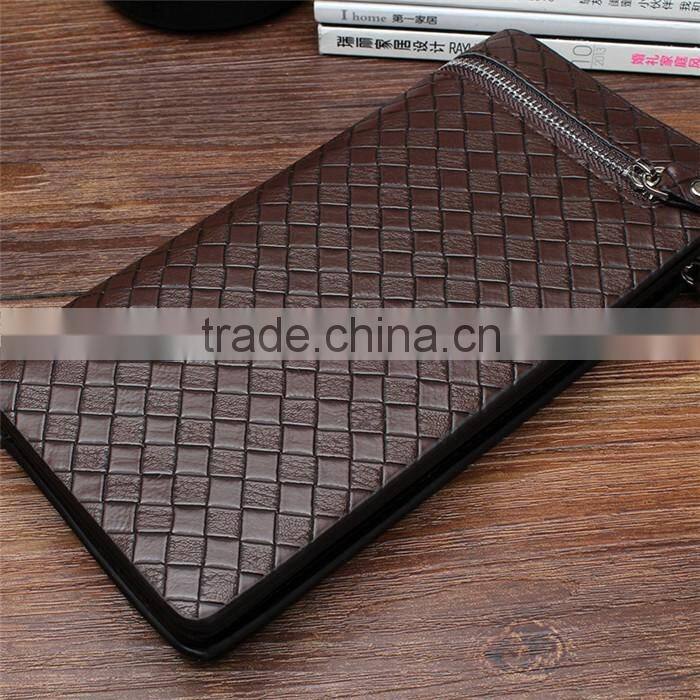 Business Wholesale Men Long Wallet Faux Leather Card Coin Hand Purse