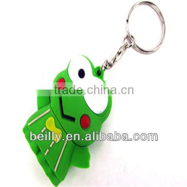 The welcomed high quality 3D frog cartoon design silione USB cover