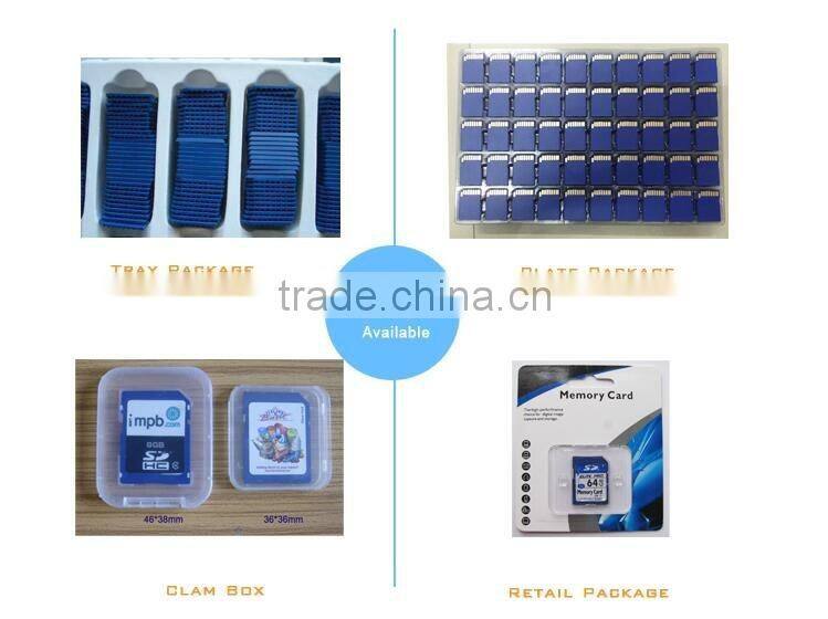 Taiwan made OEM TF micro memory card 2gb 4gb memory card with adaptor in plastic case