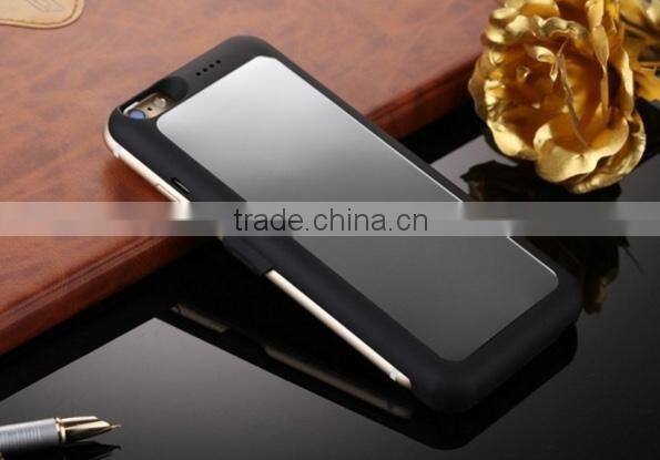 238-Battery Phone 6/6s Case Cellphone Dual Sim Back Cover Power Bank Case For 6/6s With 35000mah