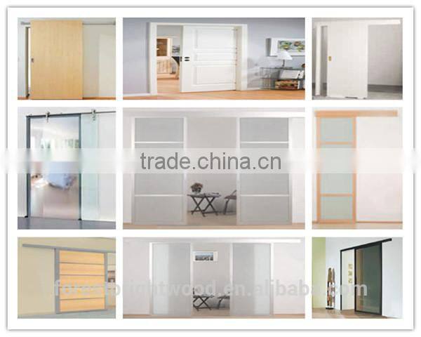 Double Leaf Flush Sliding Wood Pocket Doors