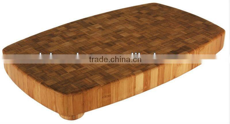 high quality end grain bamboo vegetable cutting board