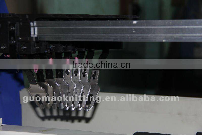 single system computerized flat knitting machine