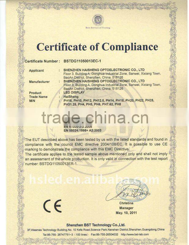 P16 Outdoor SMD easy Maintenance and Operation LED Display led screen