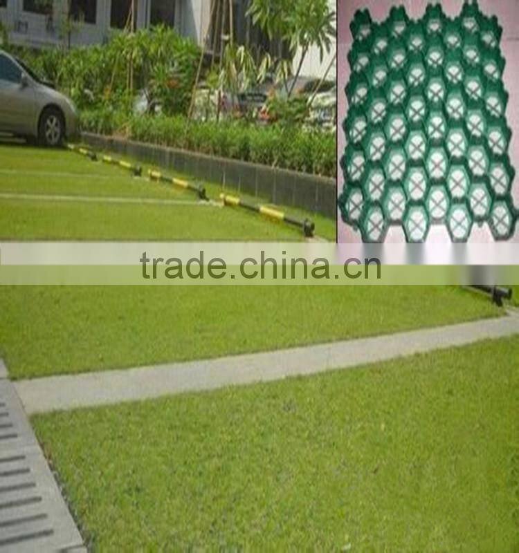 Plastic grass paver lawn grid, ground stabilization