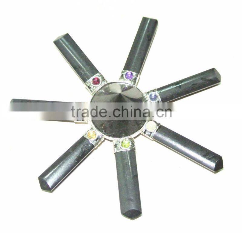 Fancy 4-Point Arrowhead Rose Quartz Rough Cone Energy Generator