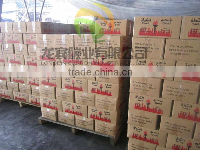 the longer burning time, lower ash & high heat value charcoal tablets