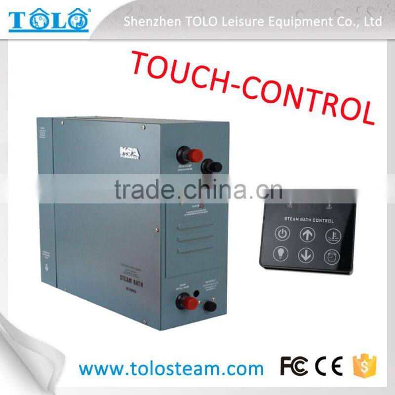 Single phase small bath room domestic steam generator