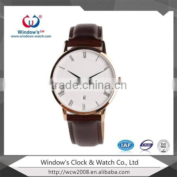 Custom ultrathin fashion stainless steel watch