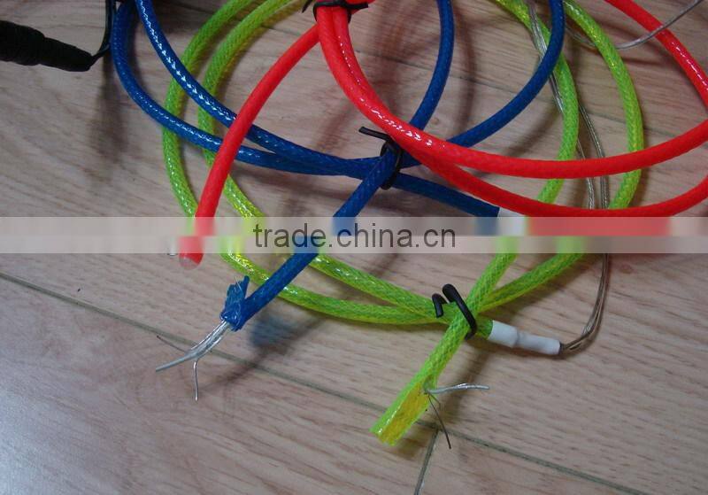 Super pull"Polar light 3"5.0mm el wire +Steel wire 0.55mmX2PCS +Nylon weaves the network