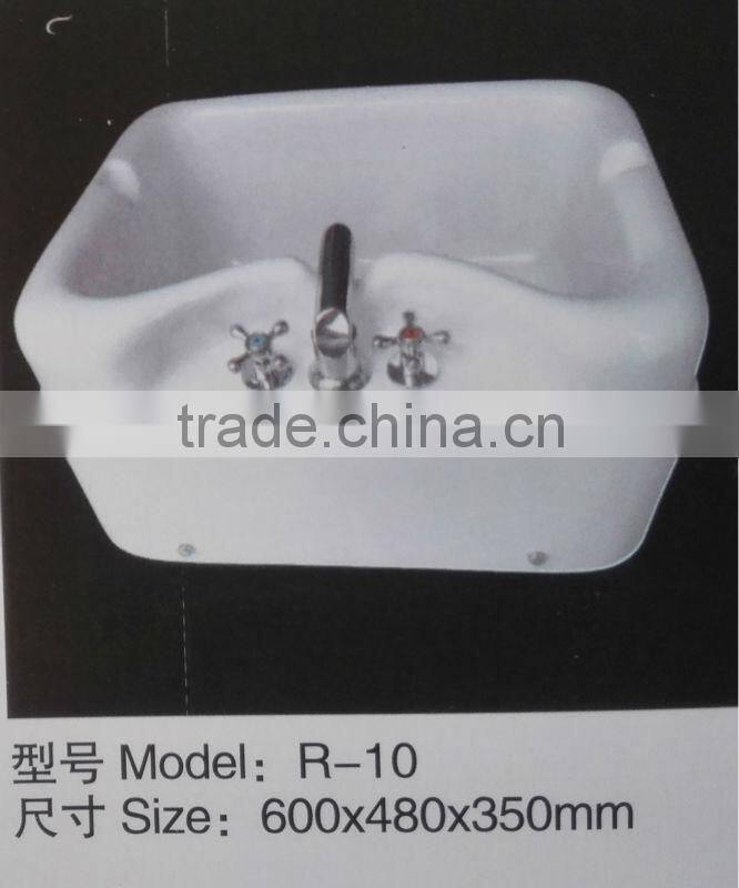 2015 Hot sale beauty salon sinks, pedicure sink with jets