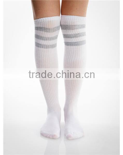sport woman tube thigh knee high sock