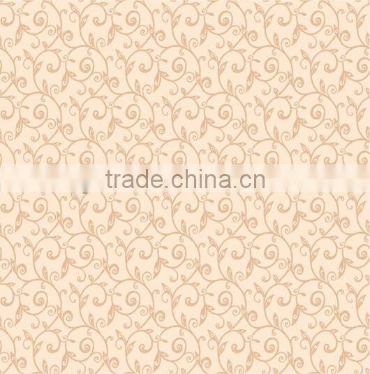 Leaf pattern anti-static wallpaper with high quality