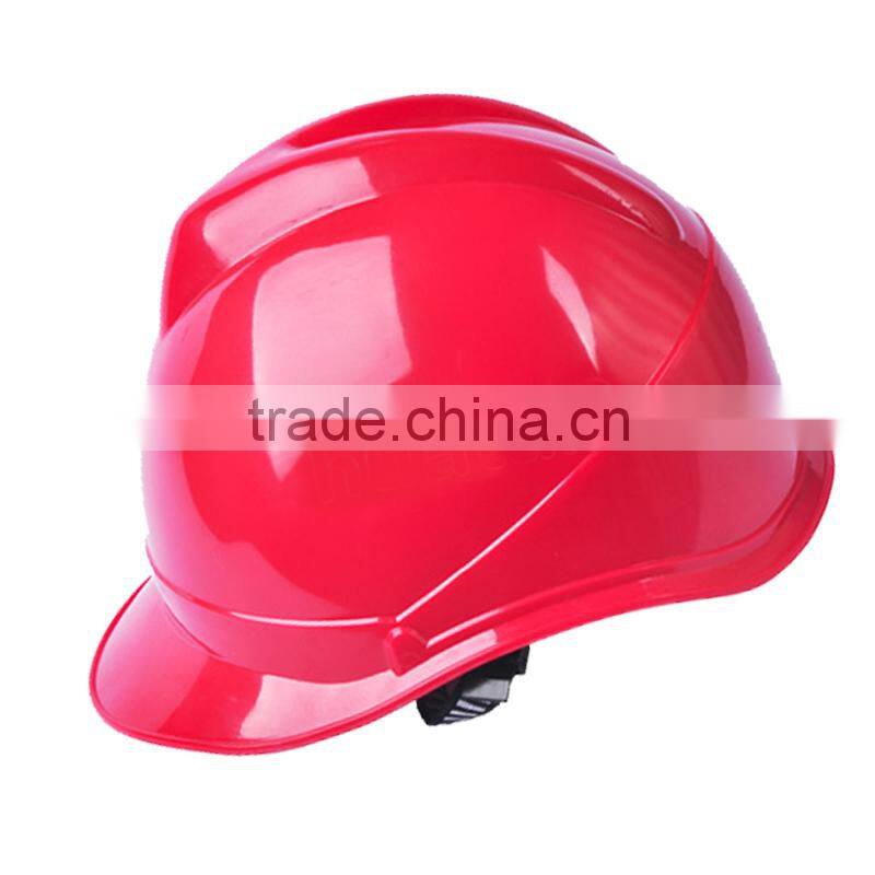 V type safety helmet hard hat with chin strap