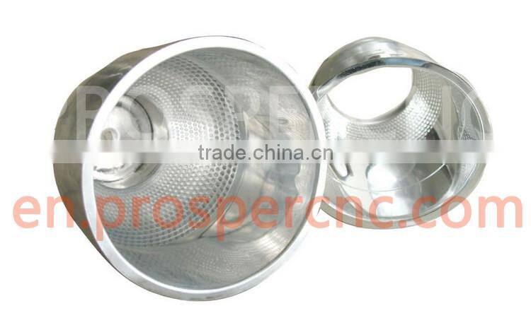 Metal CNC spinning (cnc spinning pattern reflective lamp shade spinning)CNC metal spinning machine