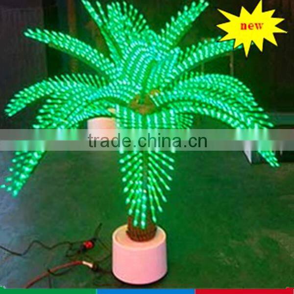 indoor decorative led bonsai palm tree light