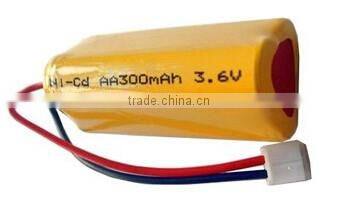 PKCELL Nicd Aa 300mah 3.6v Rechargeable Battery