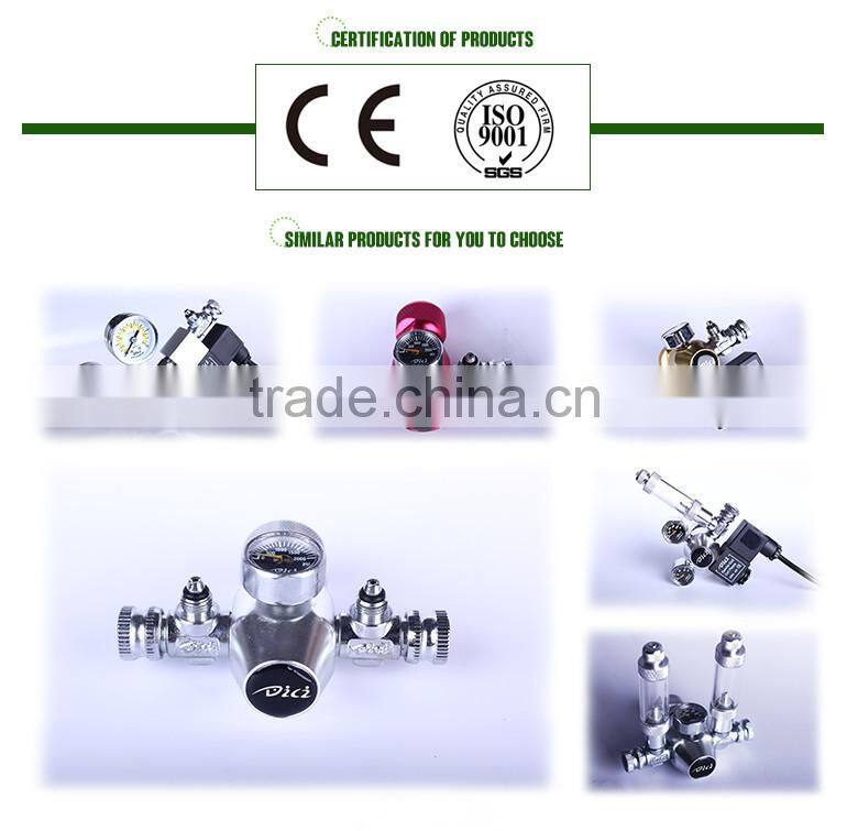 Wholesale new style cheap single gauge CO2 regulator+2 bubble counter