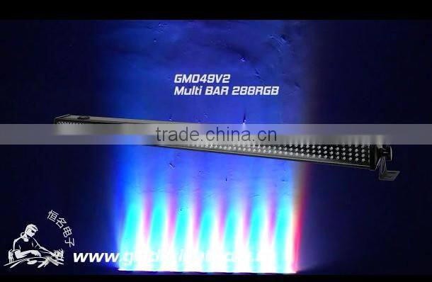 DJ Bar 288 RGB LED DMX Strip Lighting