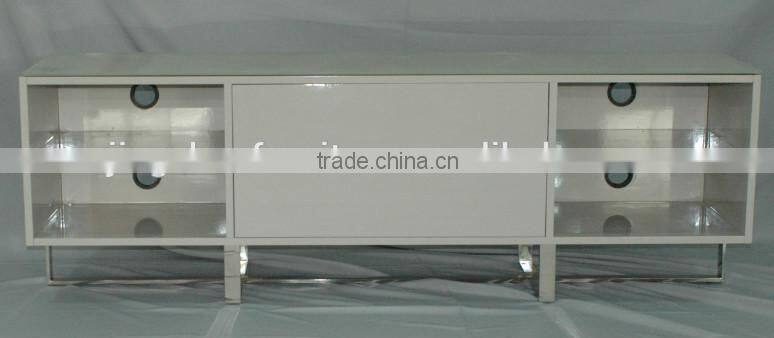 western-style modern wood lcd tv stand design