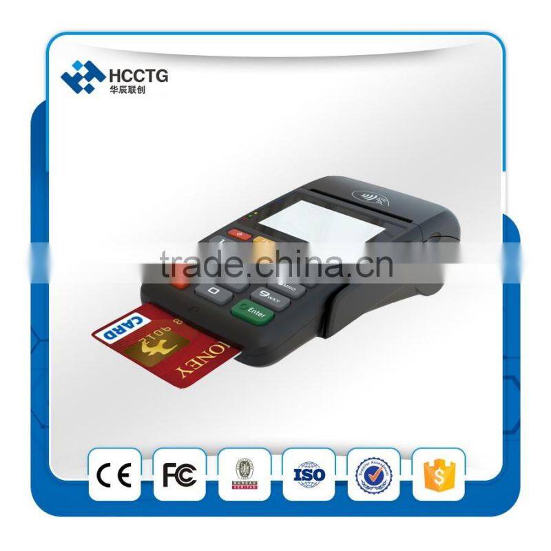 android Mobile pos terminal Magnetic reader and NFC reader with thermal printer/keypad/display --HTY800