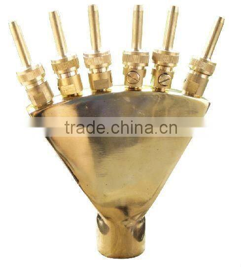 Chinese Phoenix Tail Brass Fountain Nozzle