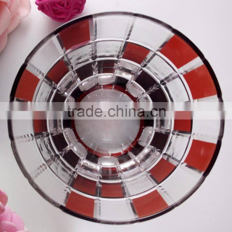 250ml new design crystal cup glass cup for wedding party and home