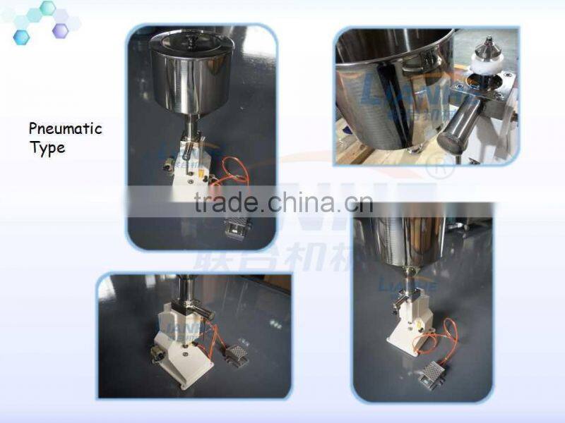 Small Lab Pneumatic Liquid Soap Shampoo Lotion Filling Machine