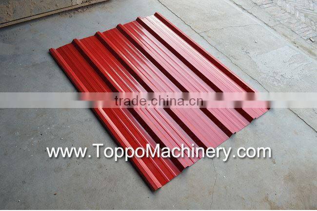 Cangzhou Roofing Sheet Roll Forming Mahine for Steel Building