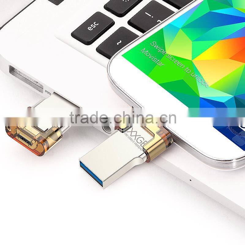 USB 2.0 32GB OTG Mobile USB Flash Drive for Android, Phones, Tablets, Mac, and Windows PC
