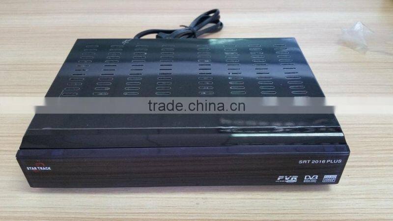 Factory SRT 2016 PLUS HD satellite receiver supporting BISS KEY+HDMI+WIFI+CCCam