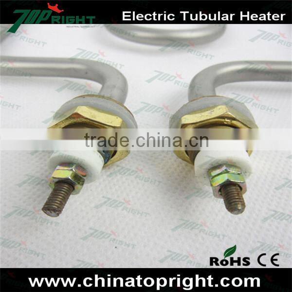Topright stainless customized 240v 3kw finned tubular heater for air heating element