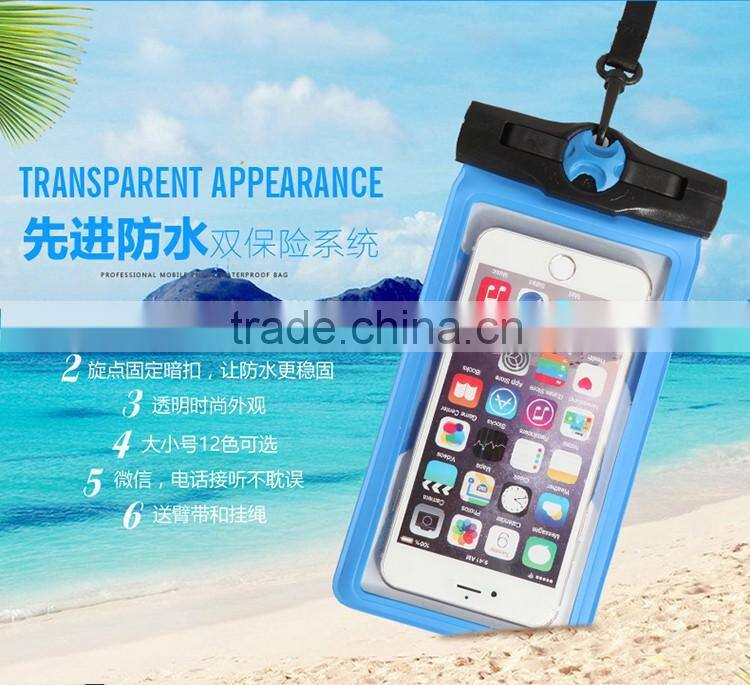 Good Quality PVC Waterproof Cellphone Bag for Swimsuit
