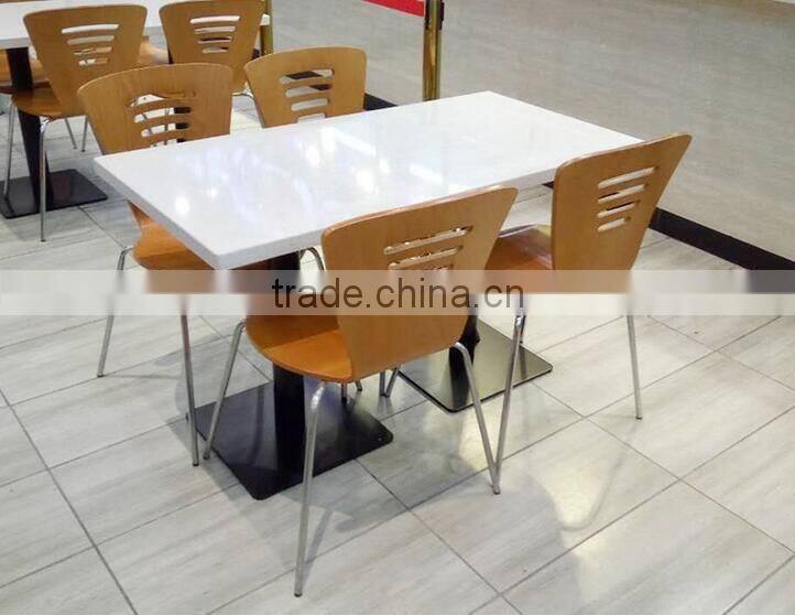 marble top dining table ,Acrylic soid surface Restaurant dining Table,KFC