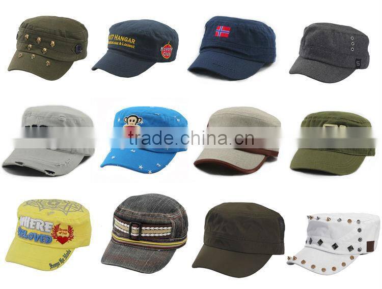 Checked Camo Military Army Hat