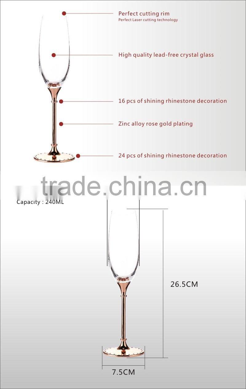 Champagne Flutes Glass Type and Stocked Feature Champagne Glasses