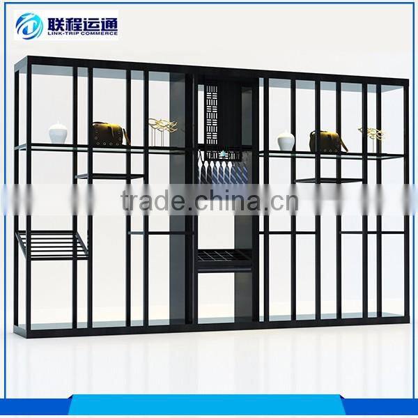 Shop fittings stainless clothes display racks design shelf