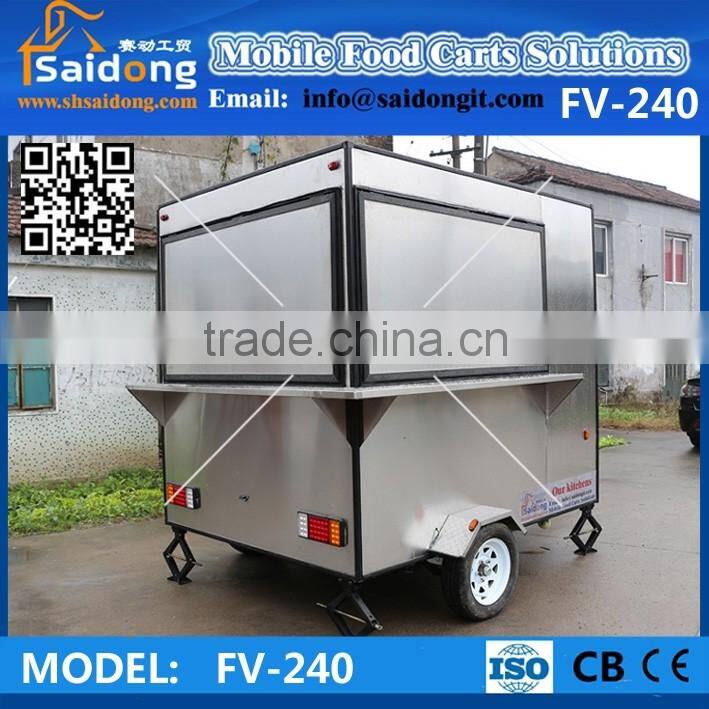 Multi-function Mobile Used Food Carts - Fast Food Kiosk Truck-Food Trailer For Sale