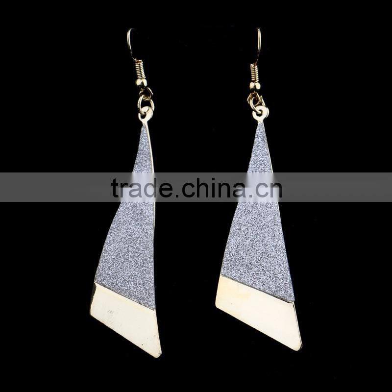 fashion Retro simple geometric earrings wild scrub earring