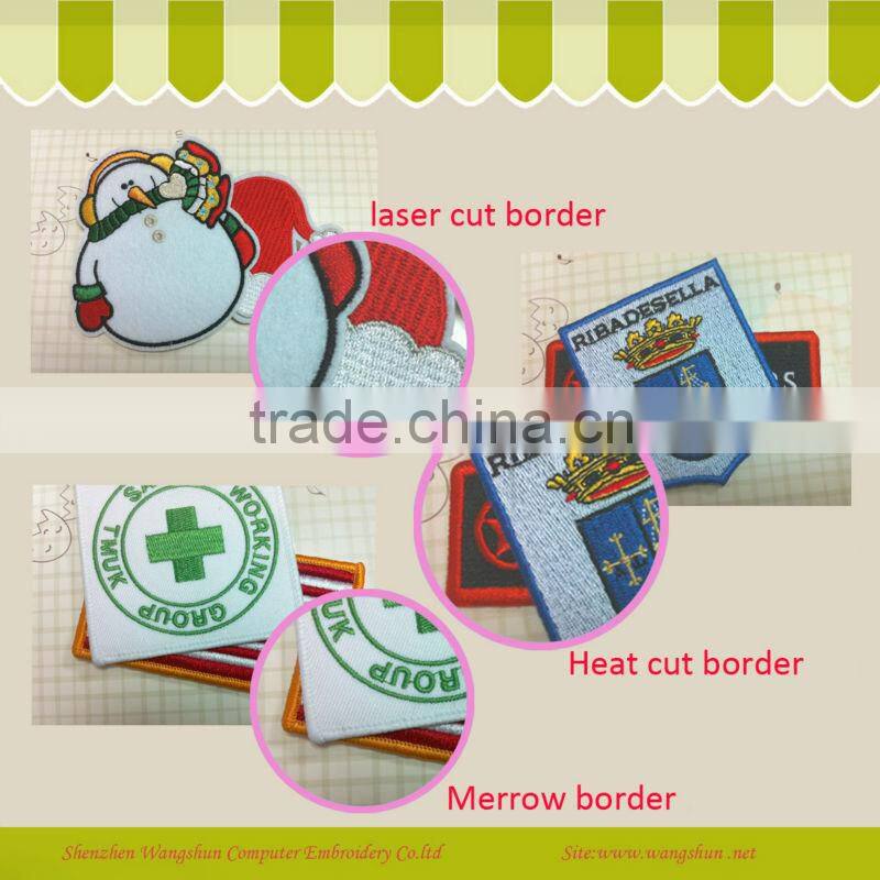 High Quality Brand Logo Embroidery Emblem