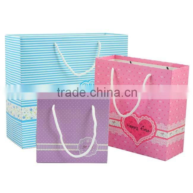 Fashion good quality China factory gift paper bag
