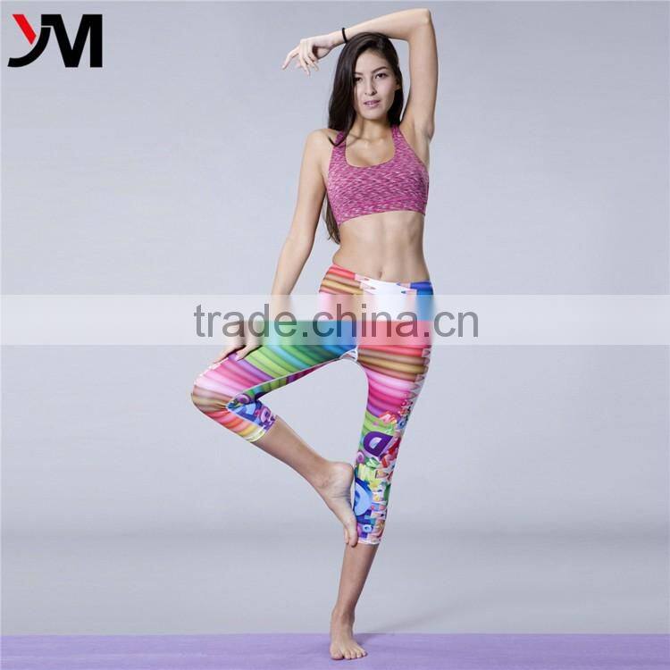 90% Polyester 10% Spandex Yoga Pants Wholesale Cheap Goods From China