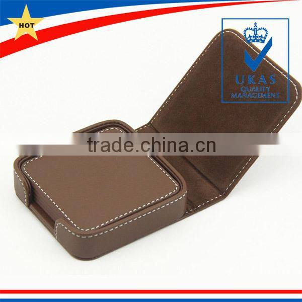 Eco-friendly Custom Leather Cup Coaster