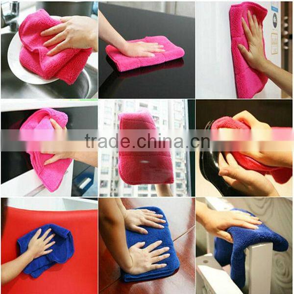 China dustless full color multipurpose microfiber bar mop towels
