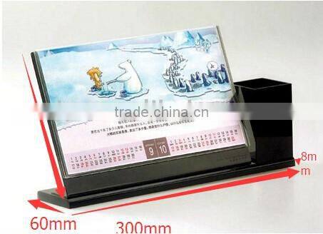 Good sale acrylic calendar with pen display