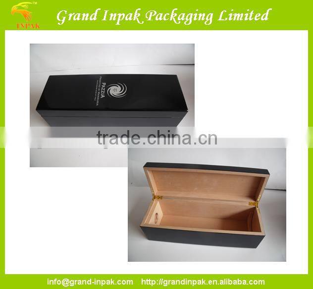 Luxury Wooden Wine Gift Packaging Box With Window