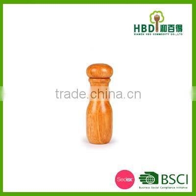 Kitchen wooden manual black pepper grinder set promotional