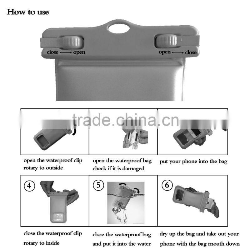 boating sport waterproof bag for cellphone