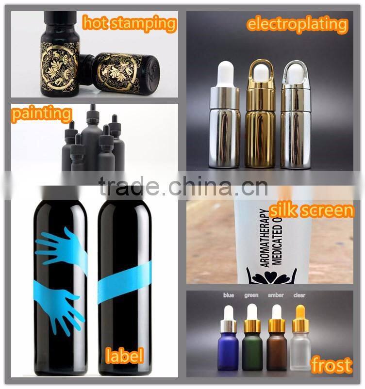 glass roll on bottles with 1/3 oz roll-on perfume bottle frosted glass